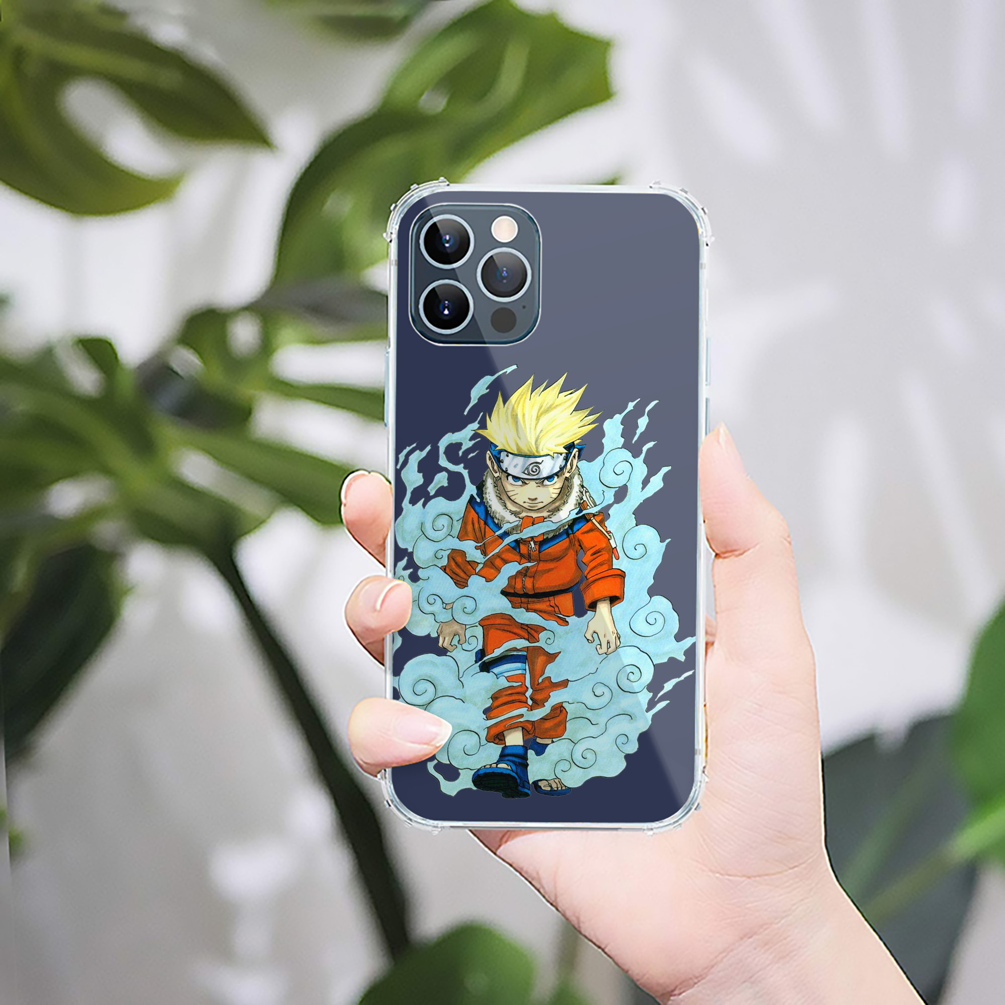 （画像用） NARUTO -ナルト- うずまき ナルト Uzumaki Naruto 【iPhone 12シリーズ対応】透明スマホケース（クリアソフトケース）